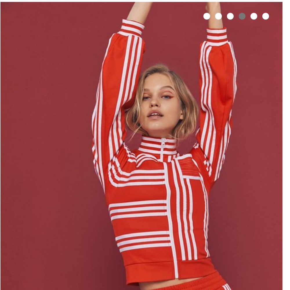 Adidas By Ji Won Choi 3-Stripe Zip-Up Track Jacket